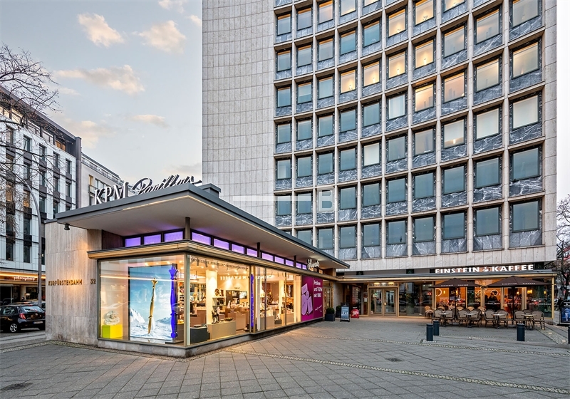 Ansicht mit KPM Pavillion u Fa